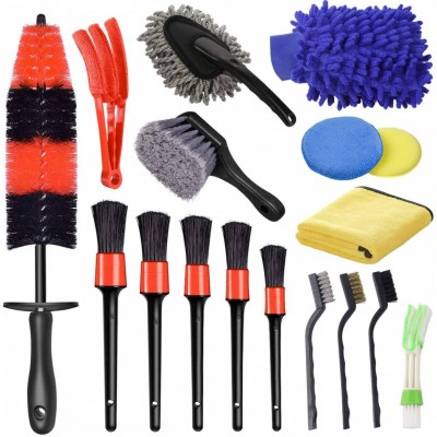 17 Pcs Car Wheel Brush Set