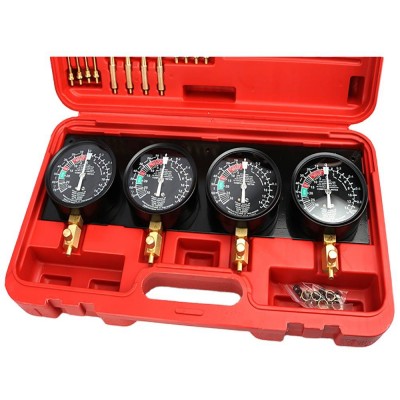 Universal Professional Fuel Vacuum Carburetor Synchronizer Tool Set Kit For Motorcycle Car Repair Tools Gauge 2/4 Cylinder