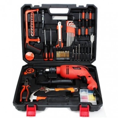 50PCS Auto Electrical Tools Power Tools Combo Set  with  Impact Electric Drill and Precision screwdriver